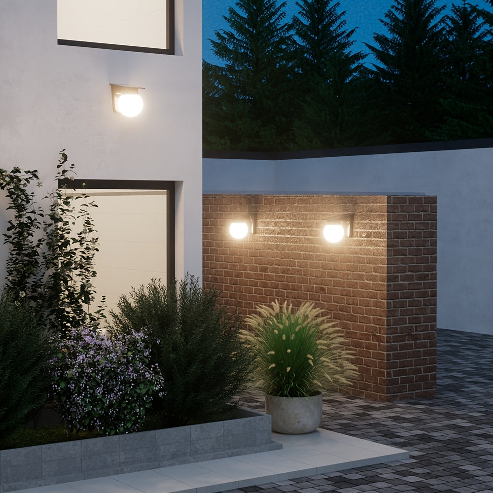 Applique murale LED solaire Globe