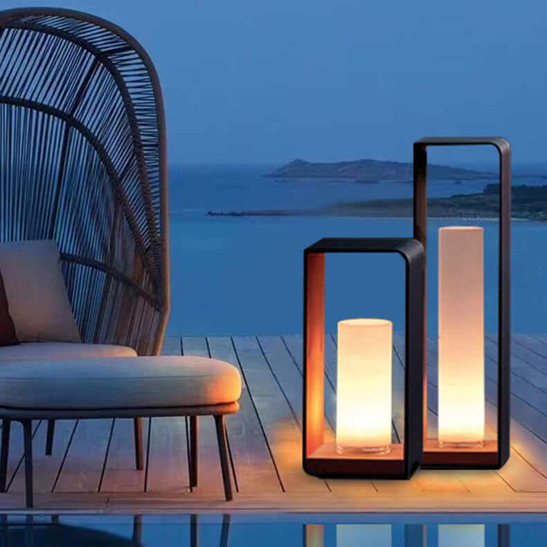 Luminaire extérieur LED carré moderne