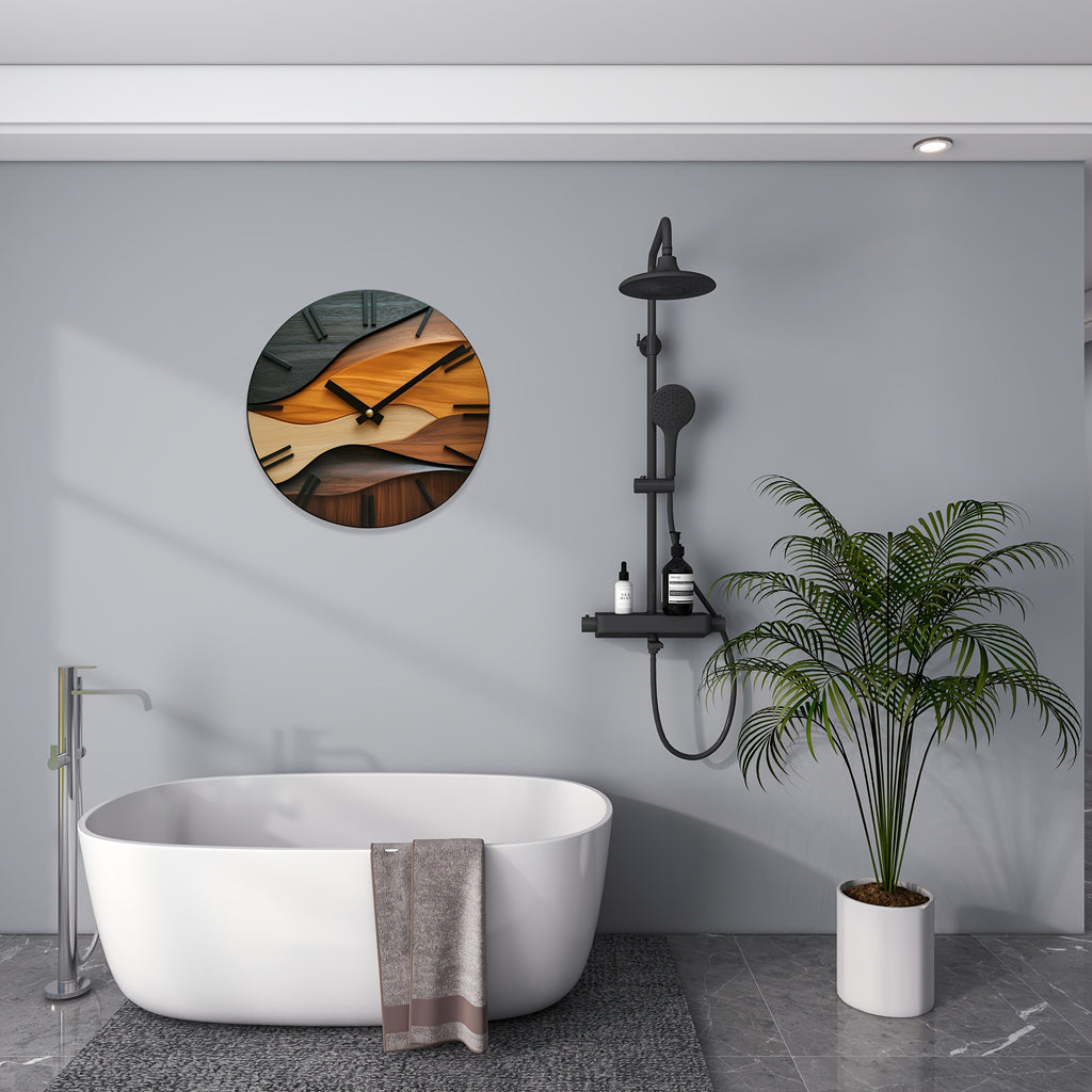 Horloge Murale Ronde Artistique