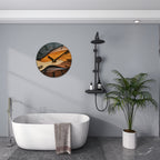 Horloge Murale Ronde Artistique
