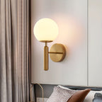 Applique murale globe en verre moderne