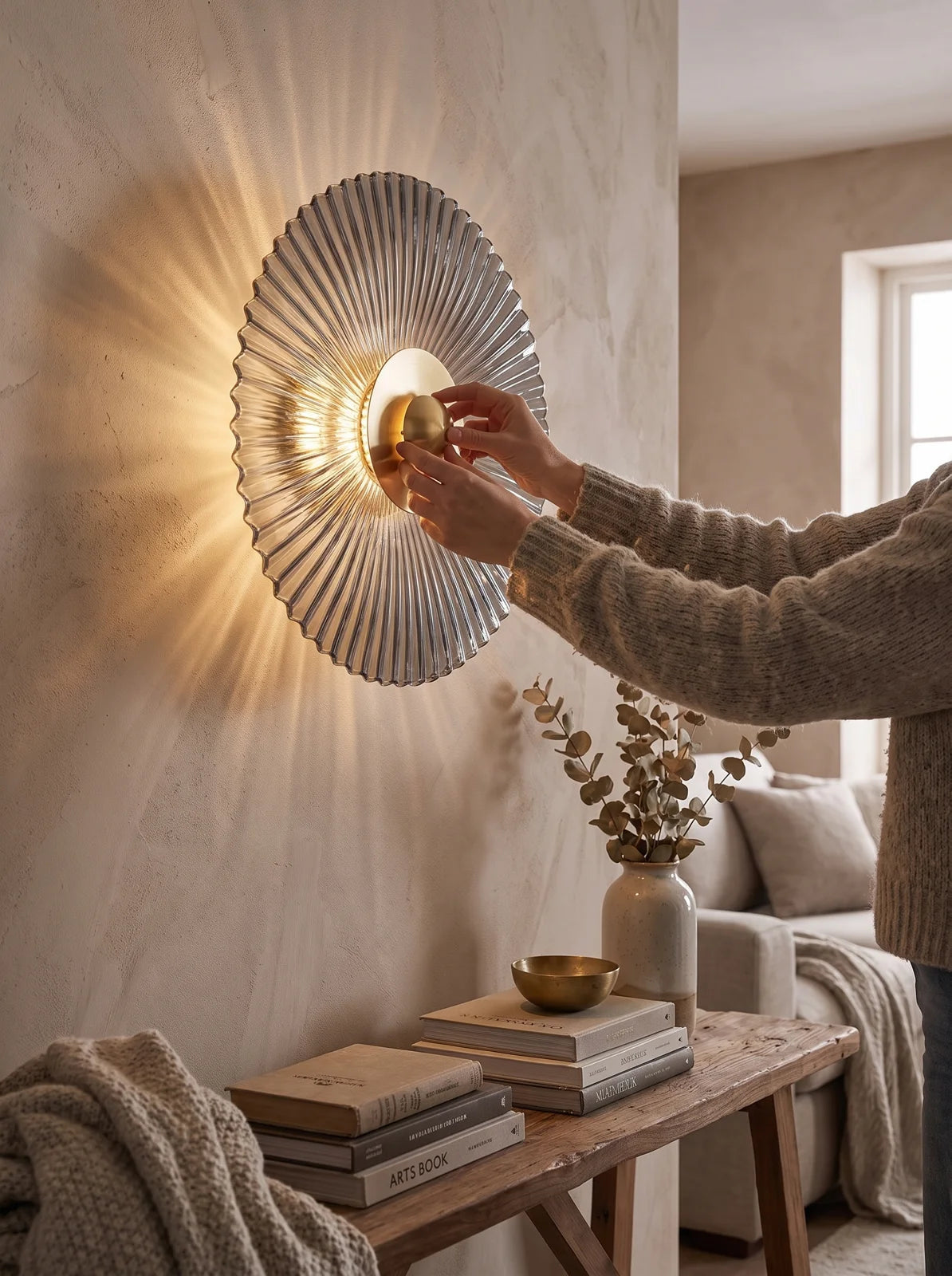 Nordic Vintage Glass Wall Sconce - iwt1_image