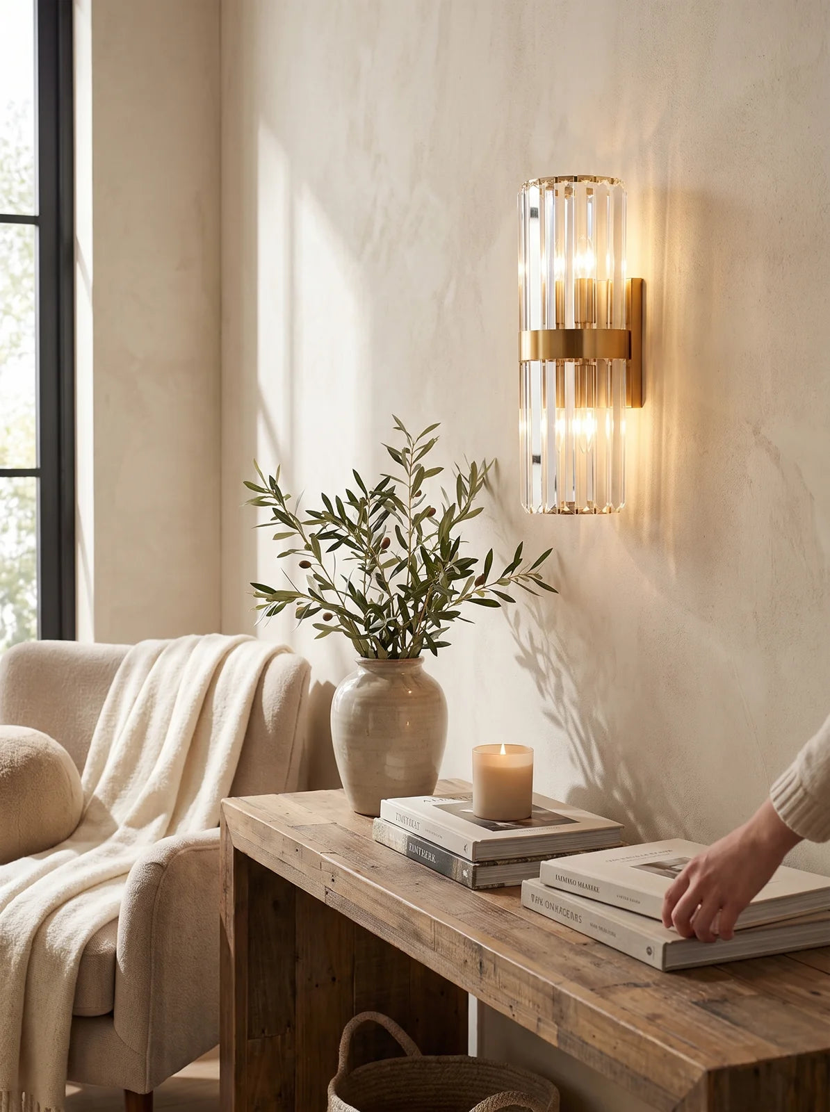 Crystal Wall Light - iwt3_image