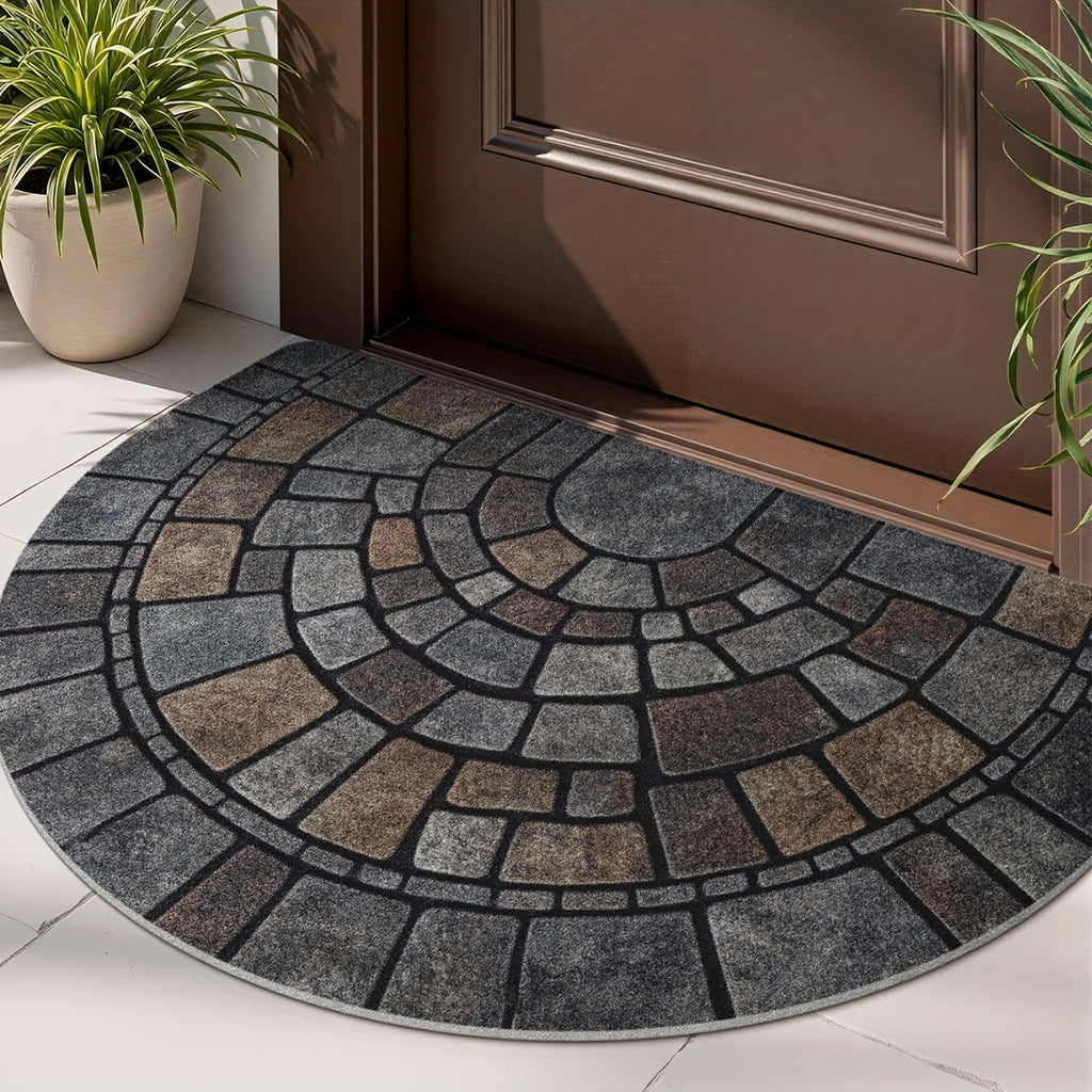 Paillasson Mosaïque Demi-Cercle