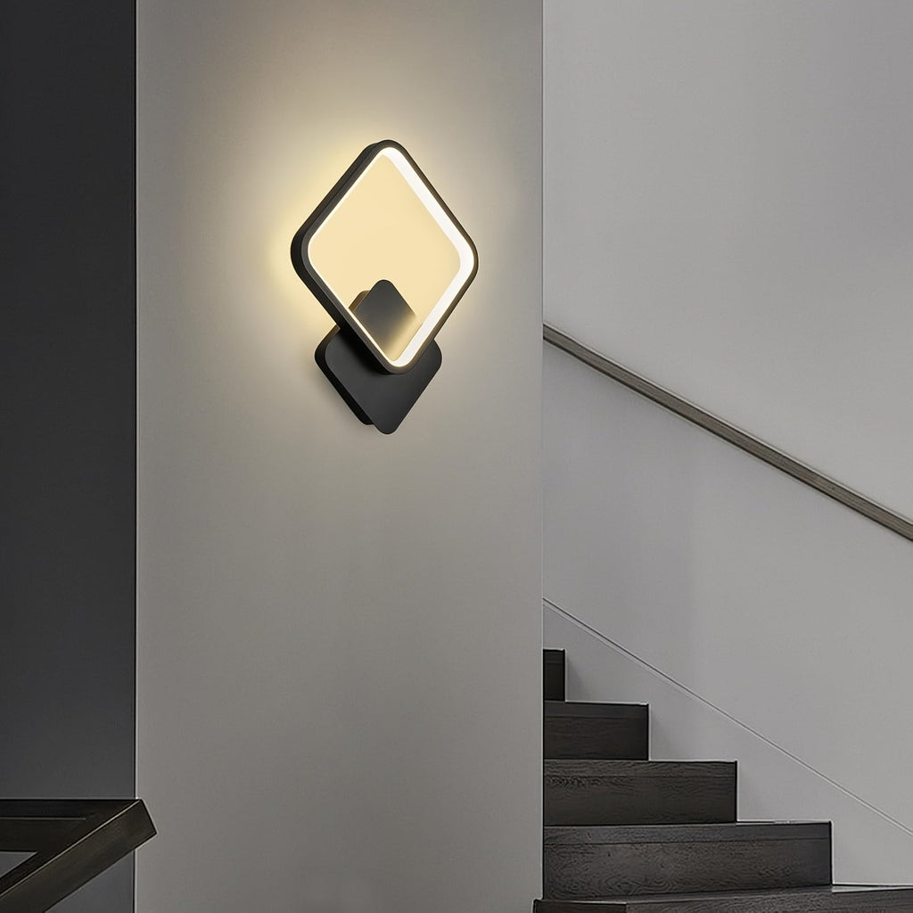 Applique murale LED carrée moderne