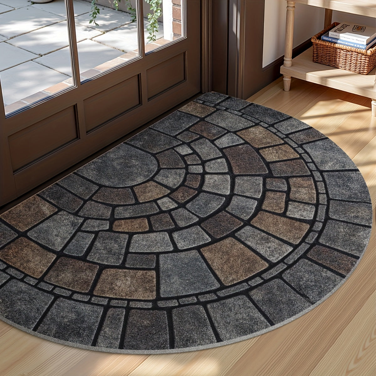 Paillasson Mosaïque Demi-Cercle
