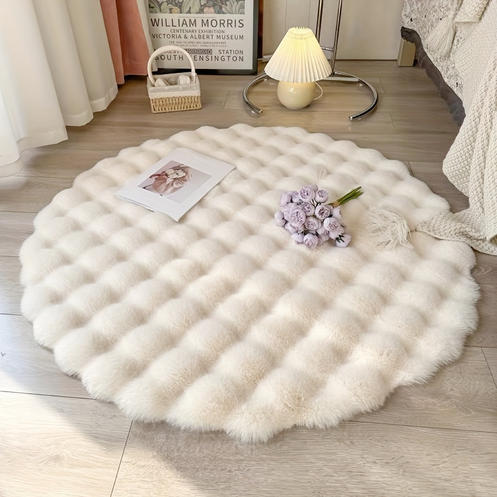 Tapis Rond Bulle Confort Nuage
