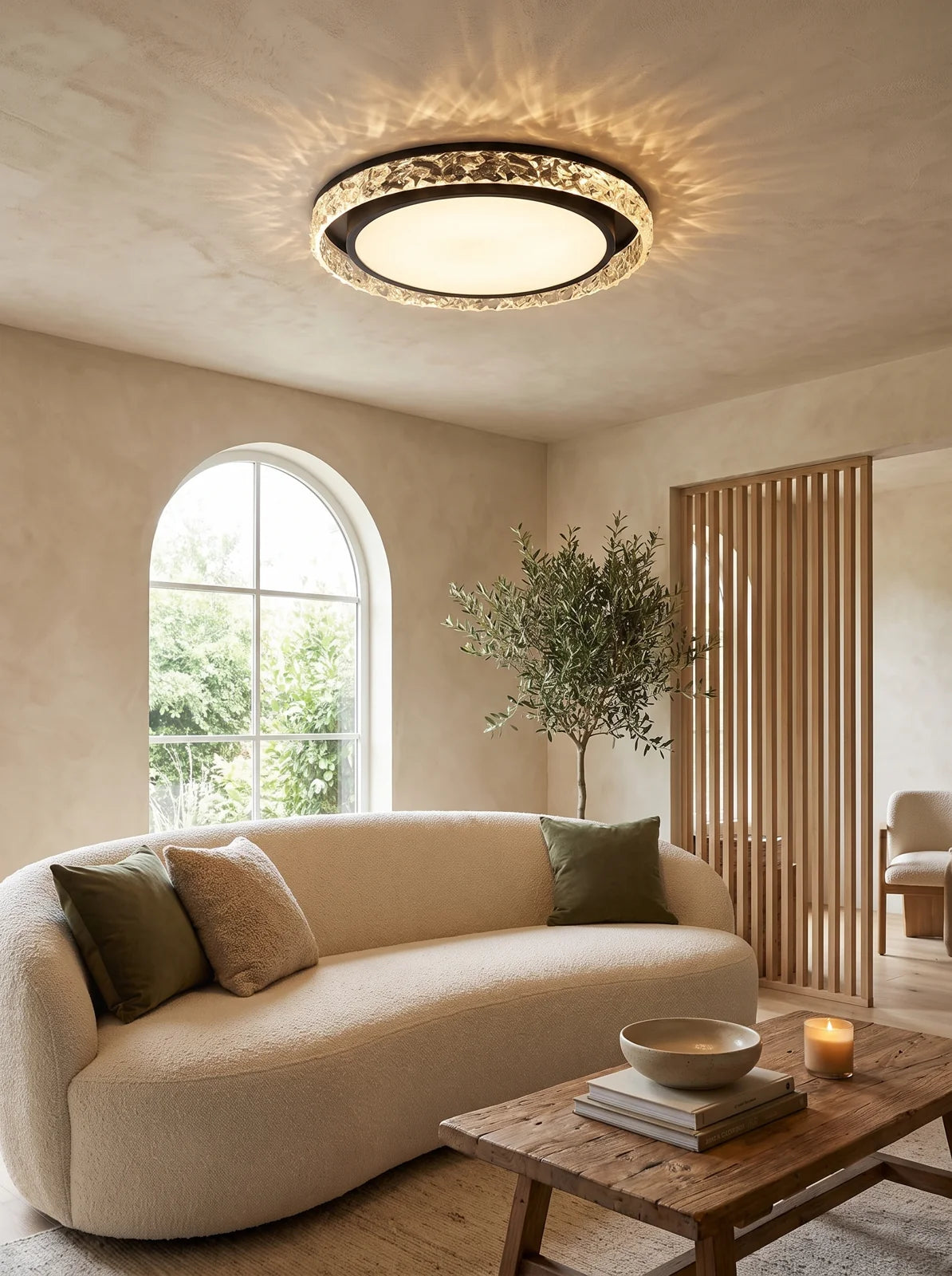 Crystal Halo LED Ceiling Light - iwt1_image