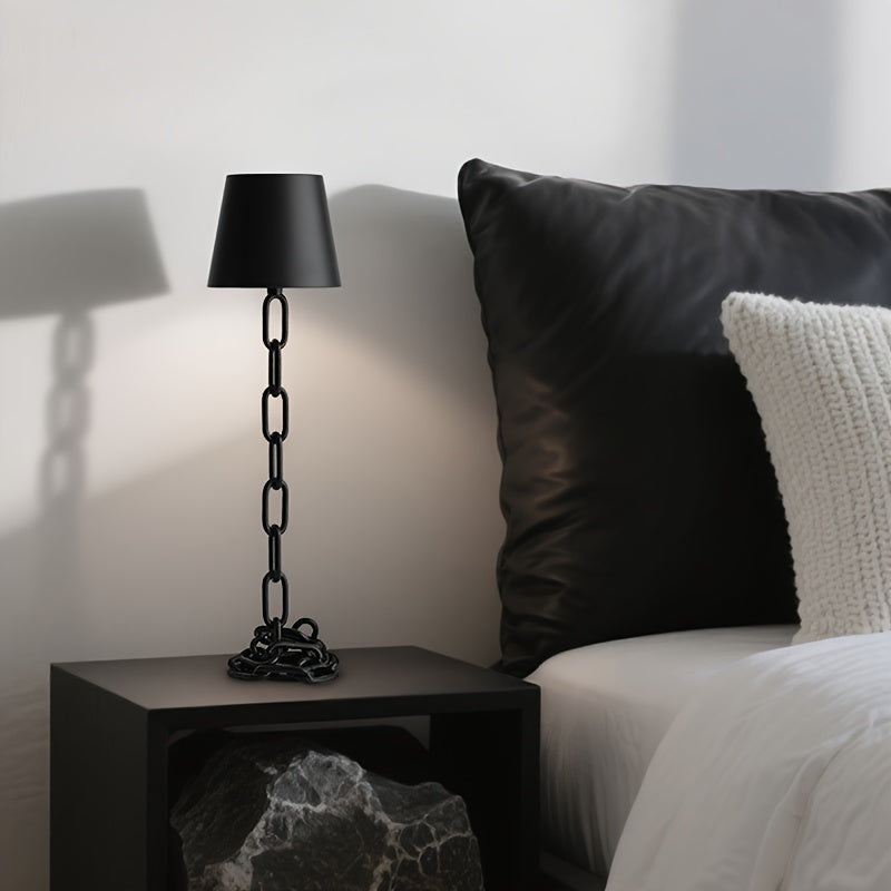 Lampe de table moderne en maillons de chaîne