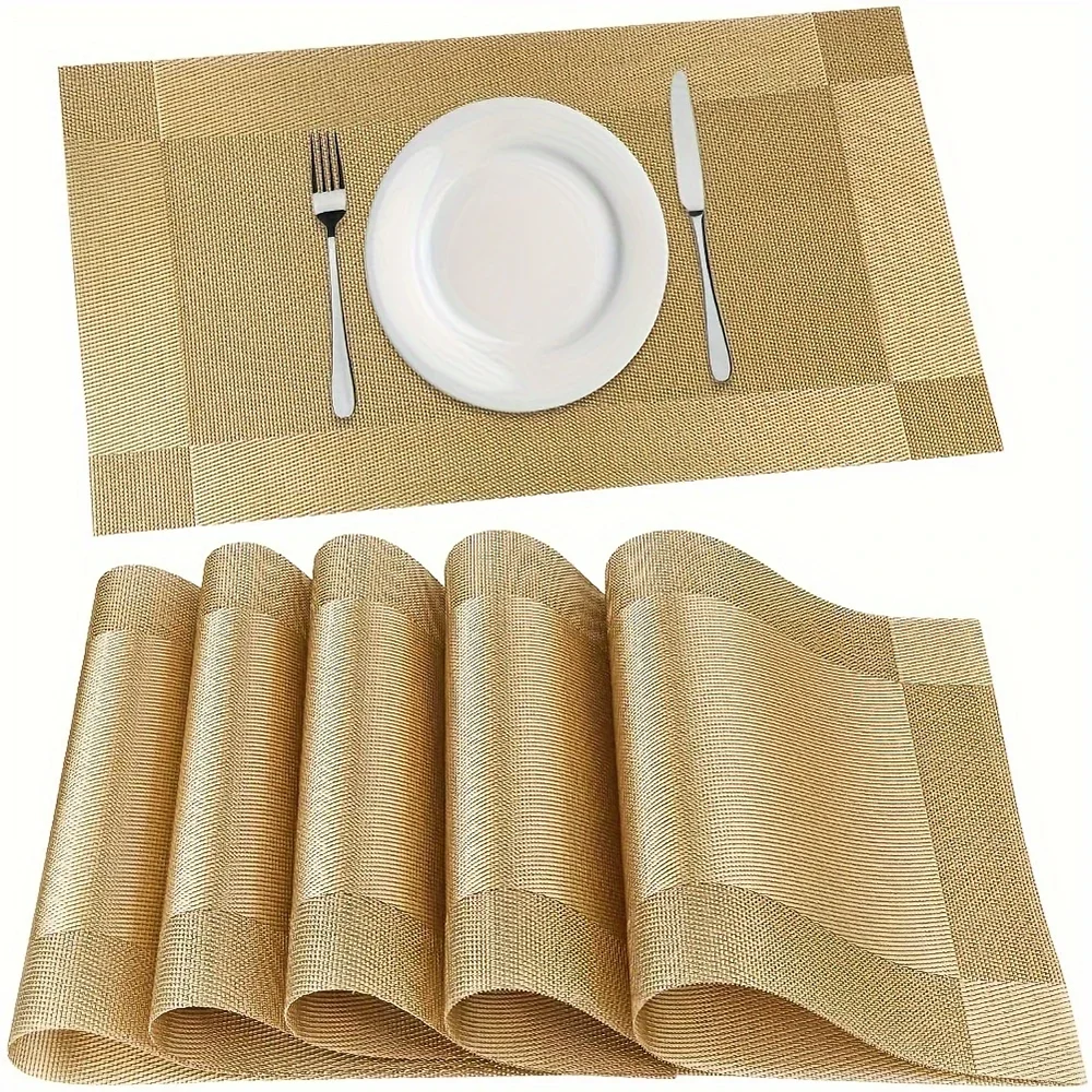 Sets de table tressés en PVC PlaciMat