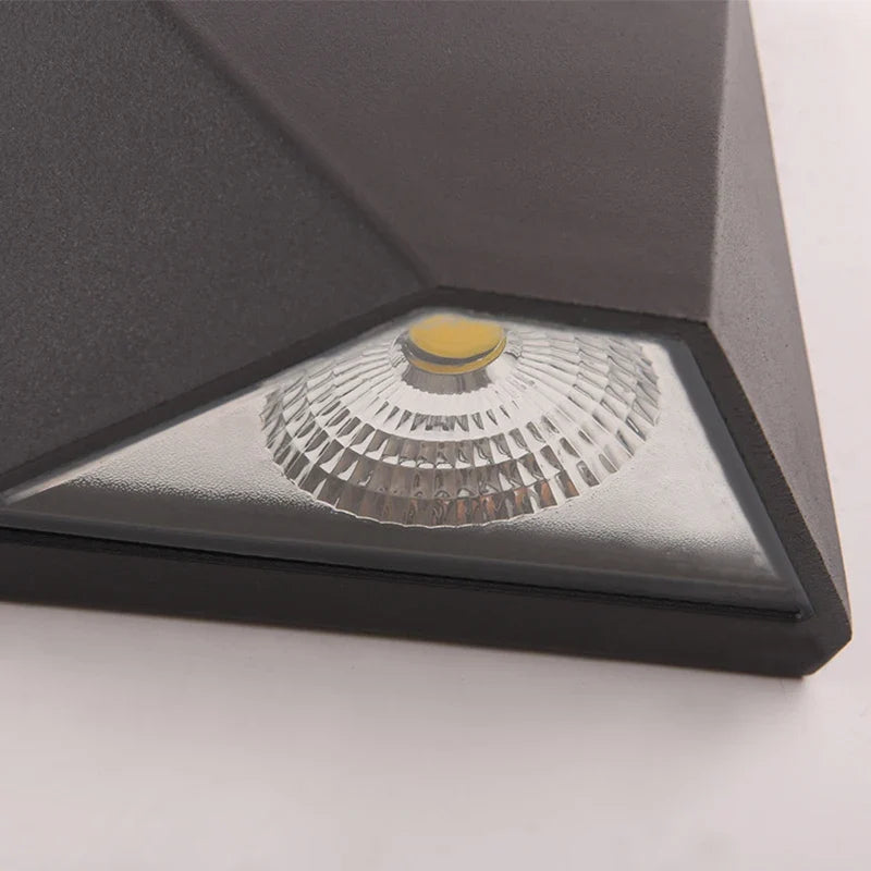 Applique murale LED noire moderne