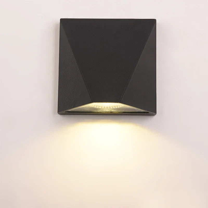 Applique murale LED noire moderne
