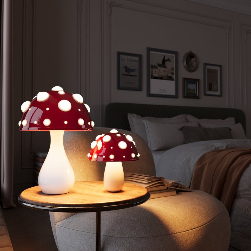 Lampe de table champignon à LED