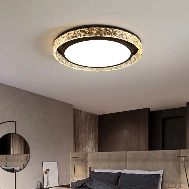 Plafonnier LED Halo en cristal