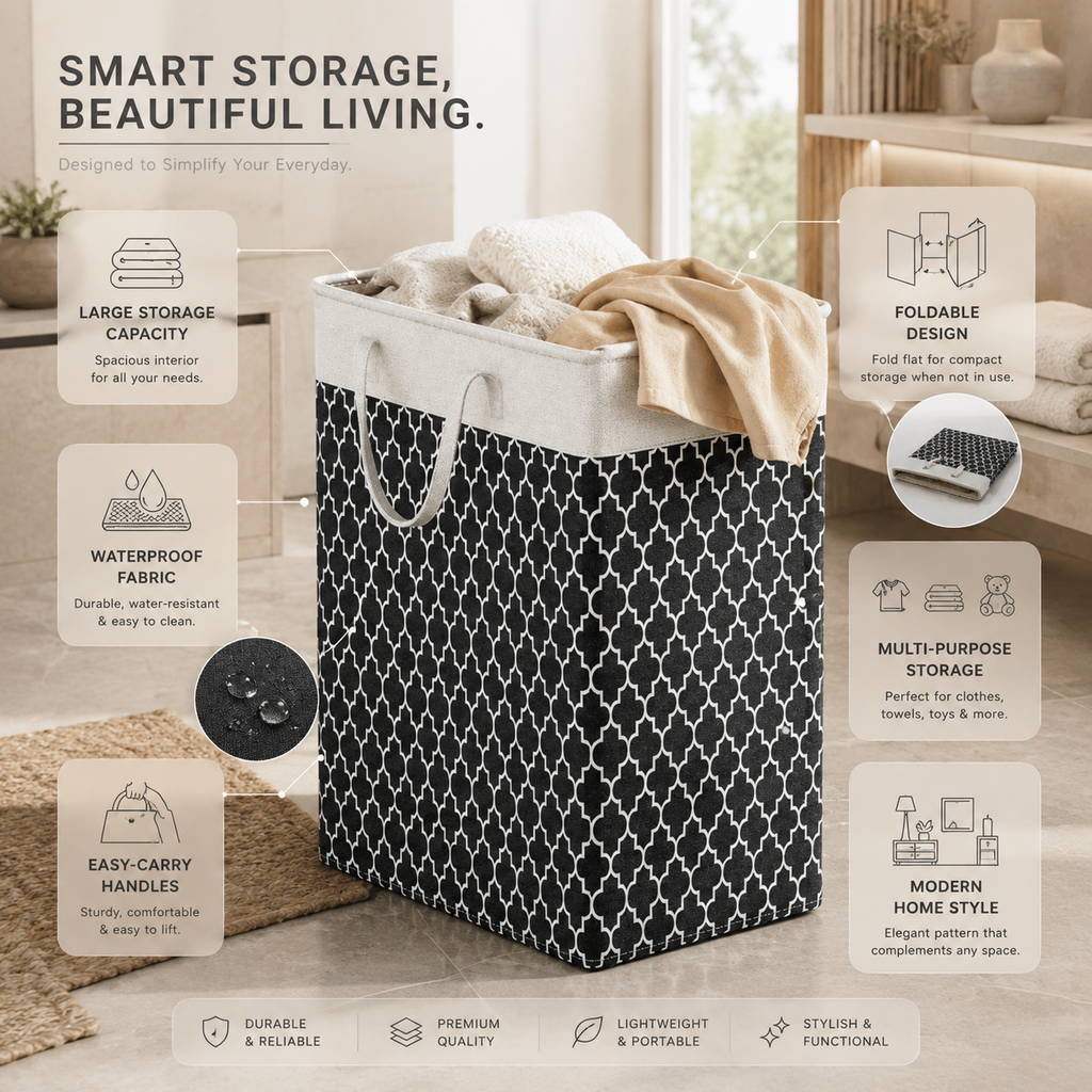 Panier à Linge Étanche Lauva 75L