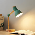 Lampe de bureau nordique en bois