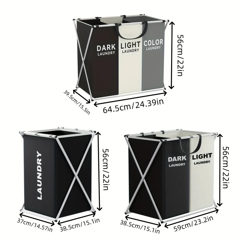 Panier à linge multi-sections TriSort