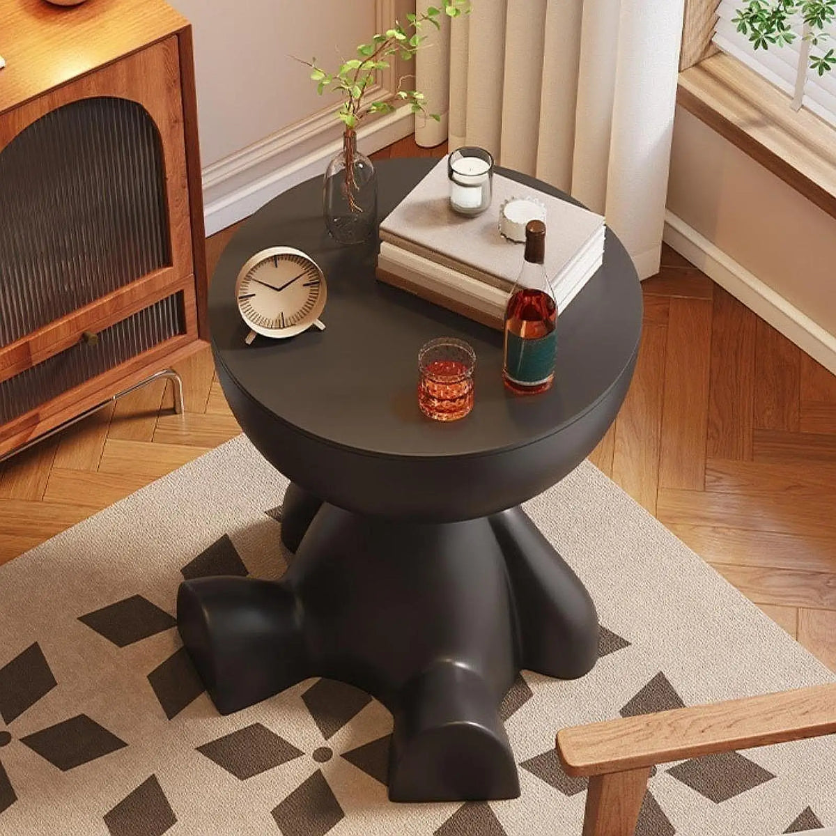 Table d'appoint Ours en dessin animé
