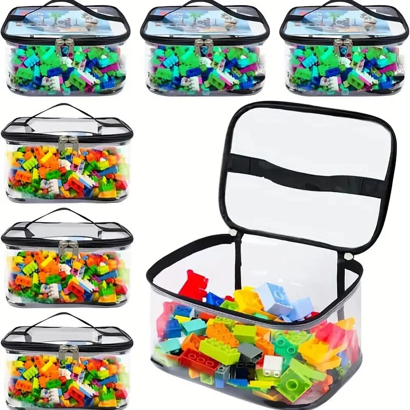 Sac de rangement en maille transparente pour jouets
