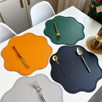 Napperons ronds en similicuir FloraMat