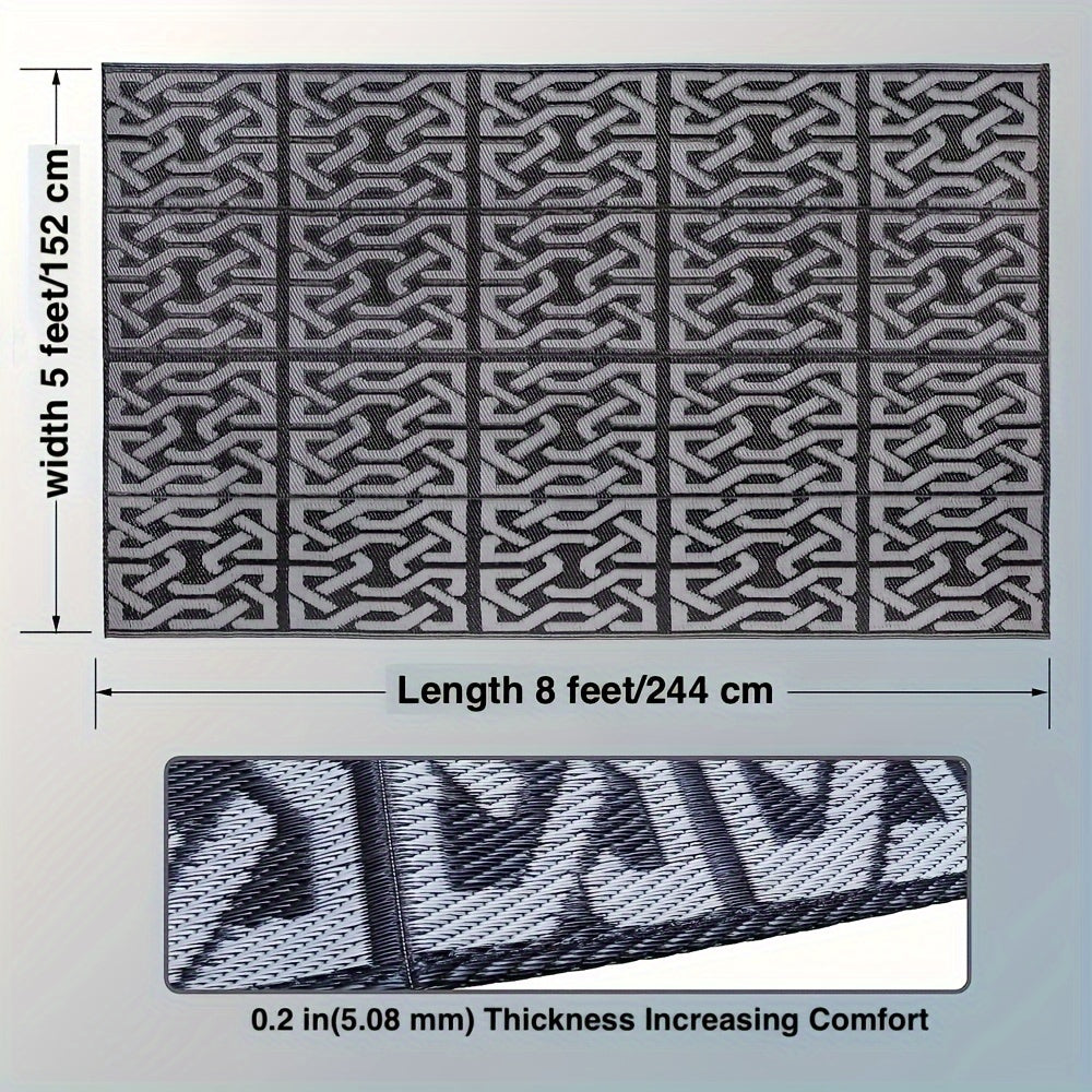 Tapis d'extérieur réversible