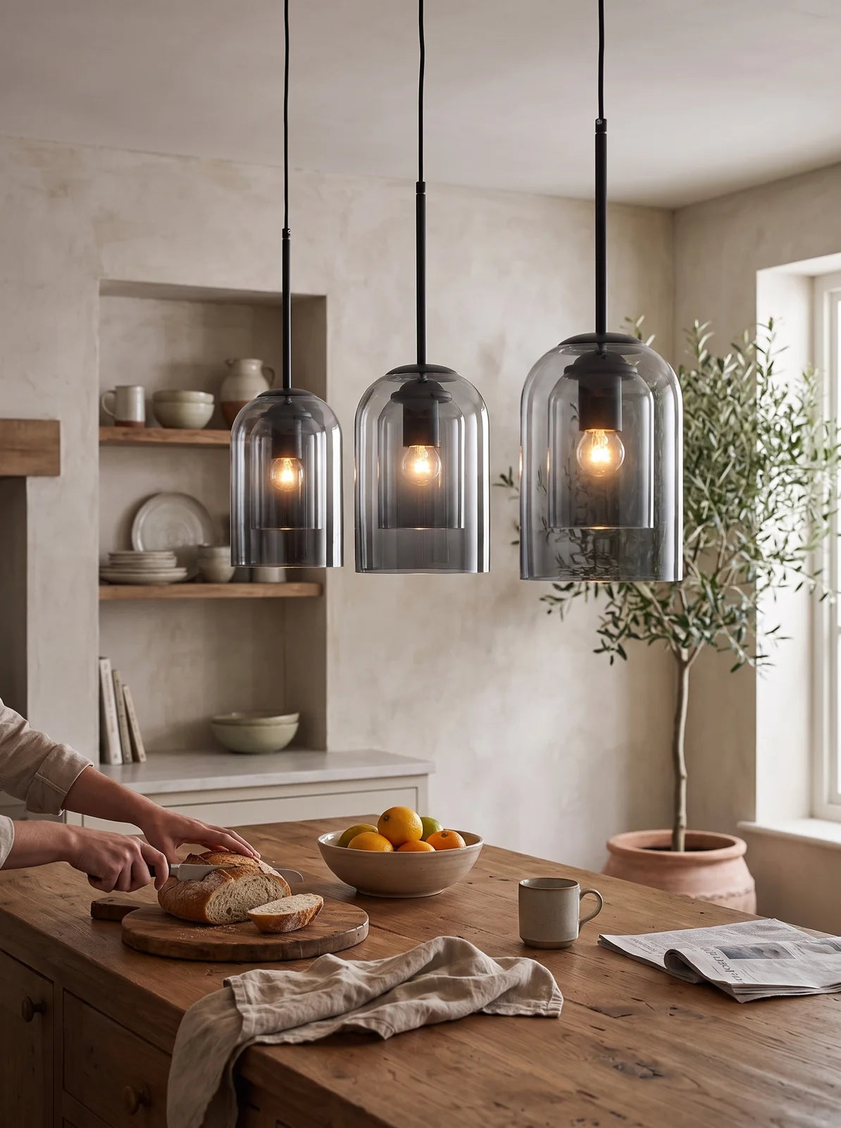 Nordic Glass Pendant Light - iwt3_image