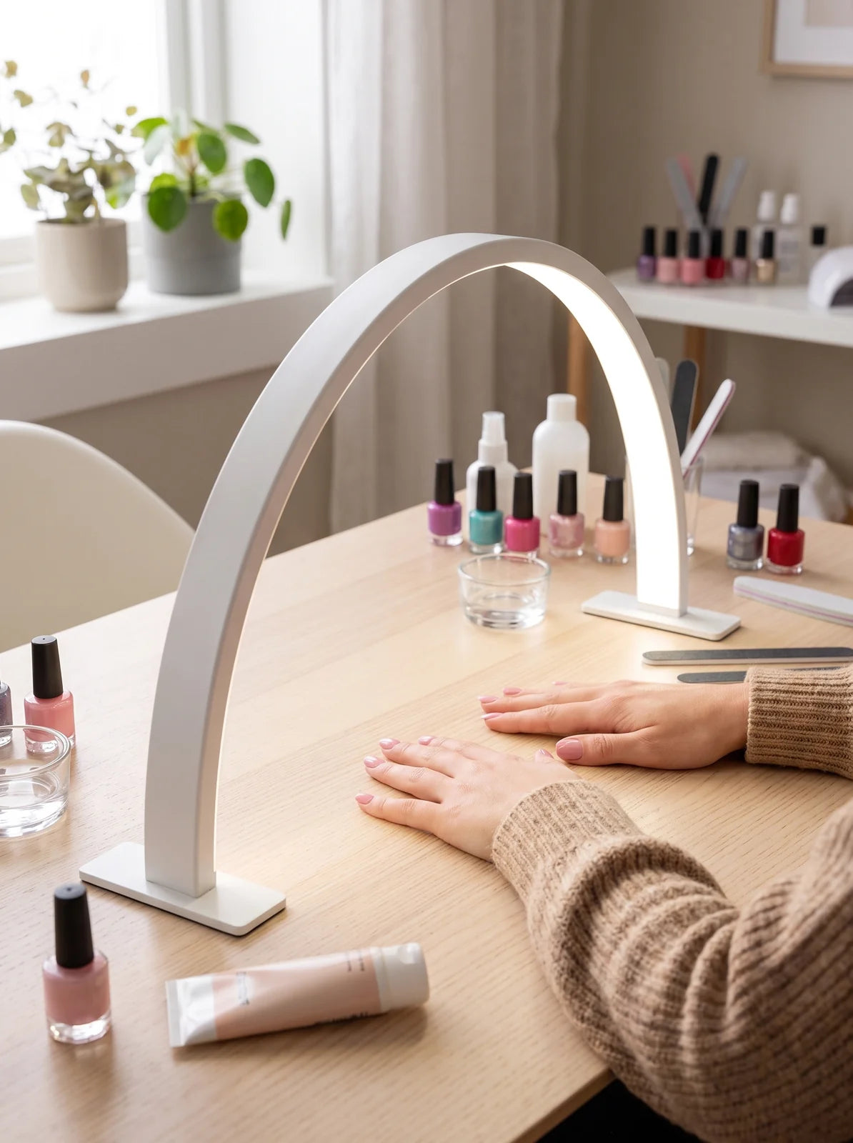 Crescent Moon LED Desk Lamp - iwt2_image