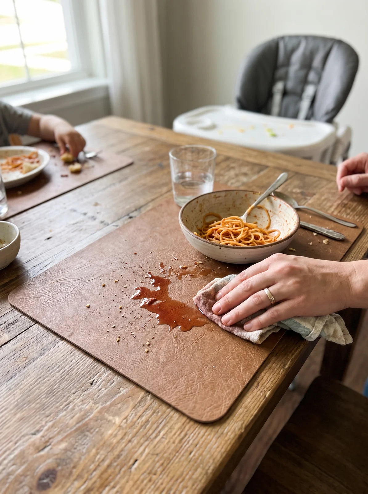 DuoMat Faux Leather Placemats - iwt3_image