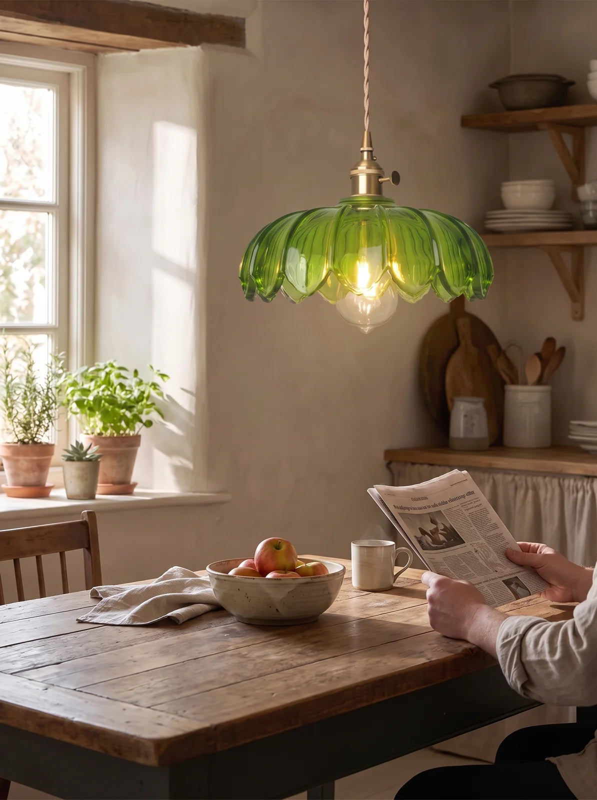 Vintage Flower Pendant Lamp - iwt1_image