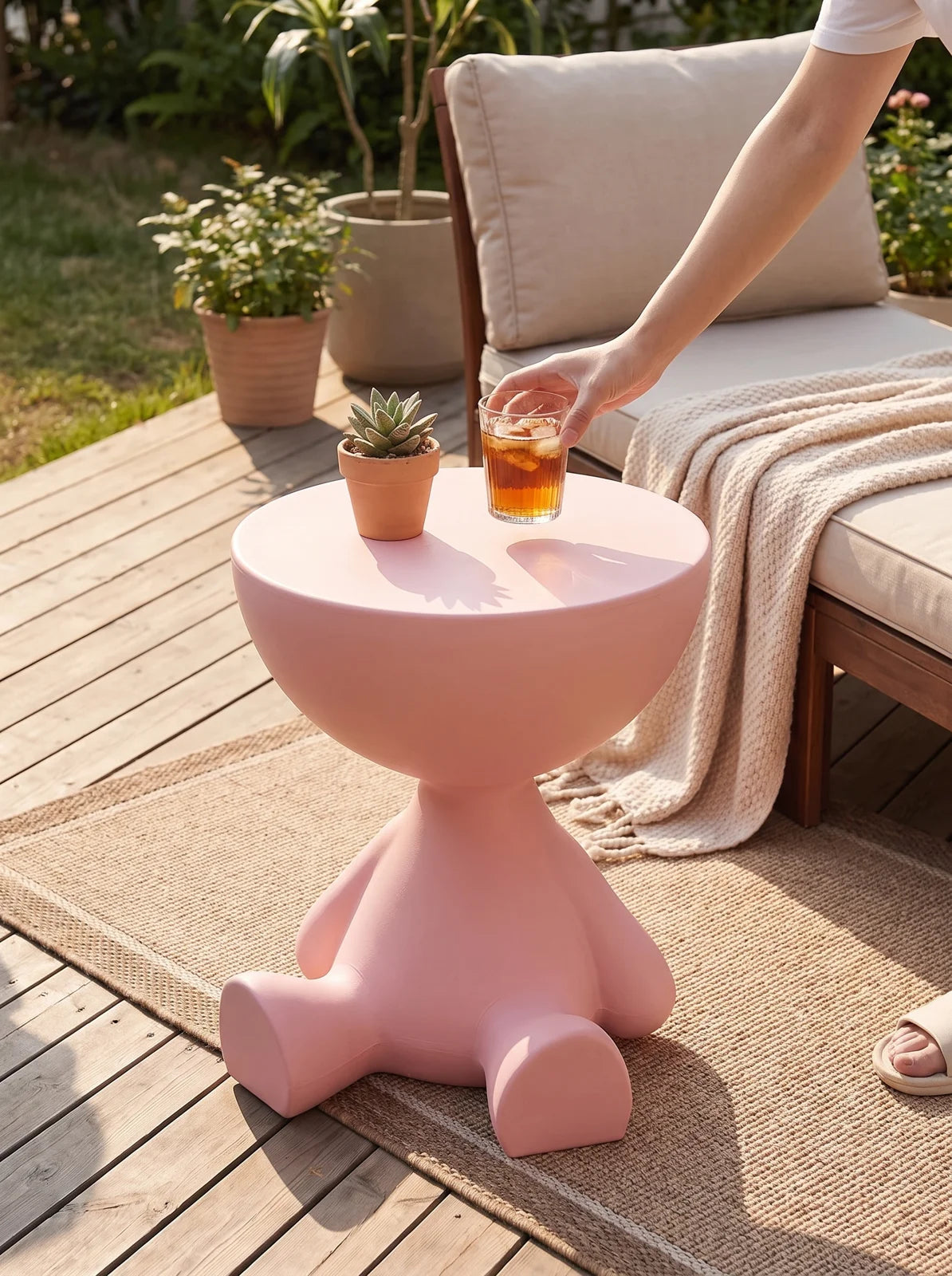 Cartoon Bear Side Table - iwt3_image