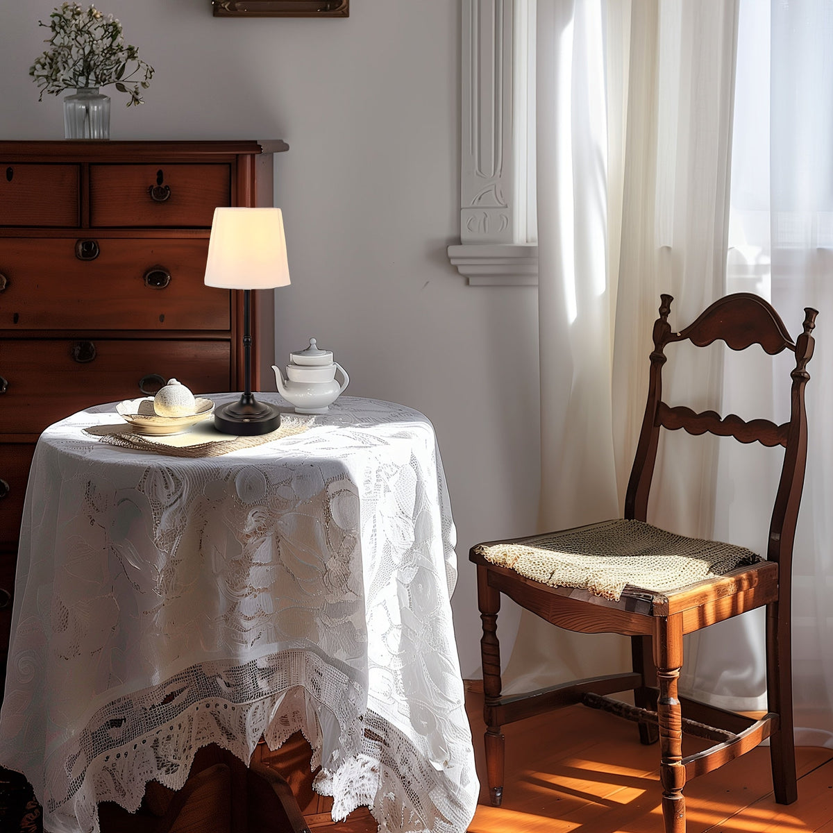 Lampe de table sans fil à intensité variable