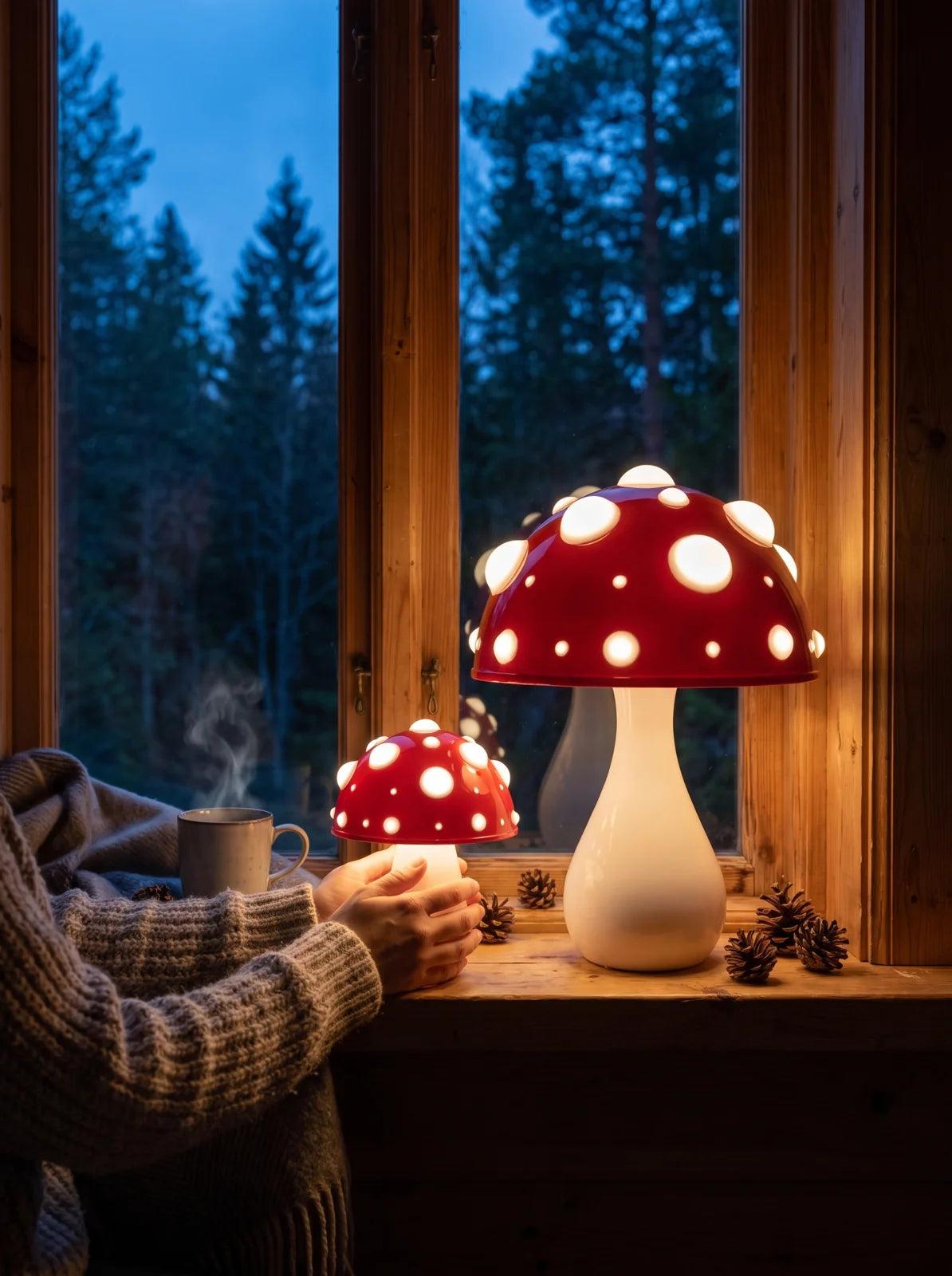 LED Mushroom Table Lamp - iwt3_image