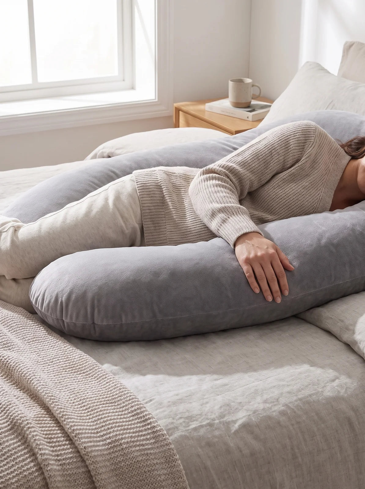 U-Shape Pregnancy Body Pillow - iwt2_image