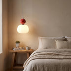 Nordic Pumpkin Pendant Light - Red (webp)