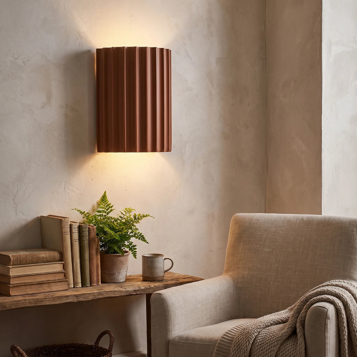 Nordic Modern Resin Wall Lamp - Brown (webp)