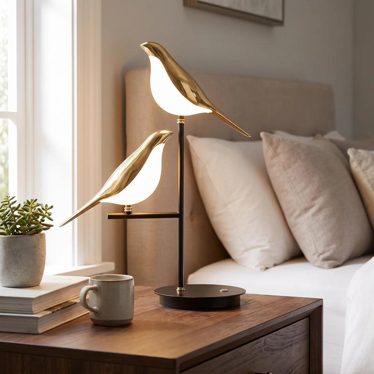 Golden Birdlight Wall Lamp (webp)