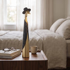 Modern Rechargeable LED Hat Lamp | Creative Touch Desk Light - Gold (webp)