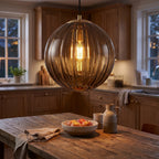 Modern Glass Ball Pendant Light | Nordic Elegance for Every Space - Brown (webp)