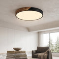 LED Ceiling Light | Modern Nordic Wooden Design - Black (webp)