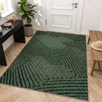 Durable Non-Slip Door Mat | Modern Dirt-Resistant Entry Mat - Green (webp)