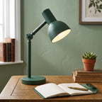 Nordic Wooden LED Desk Lamp | Scandinavian Minimalist Lighting - Green