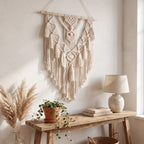 Bohemian Macrame Wall Hanging | Handcrafted Woven Tapestry