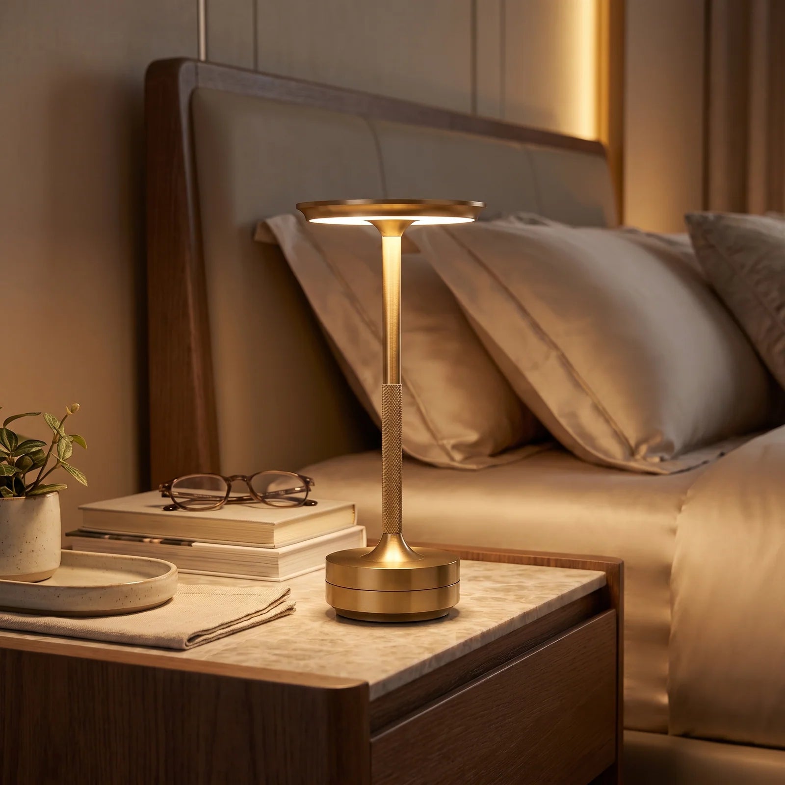 Rechargeable Touch Desk Lamp | Dimmable LED Table Light