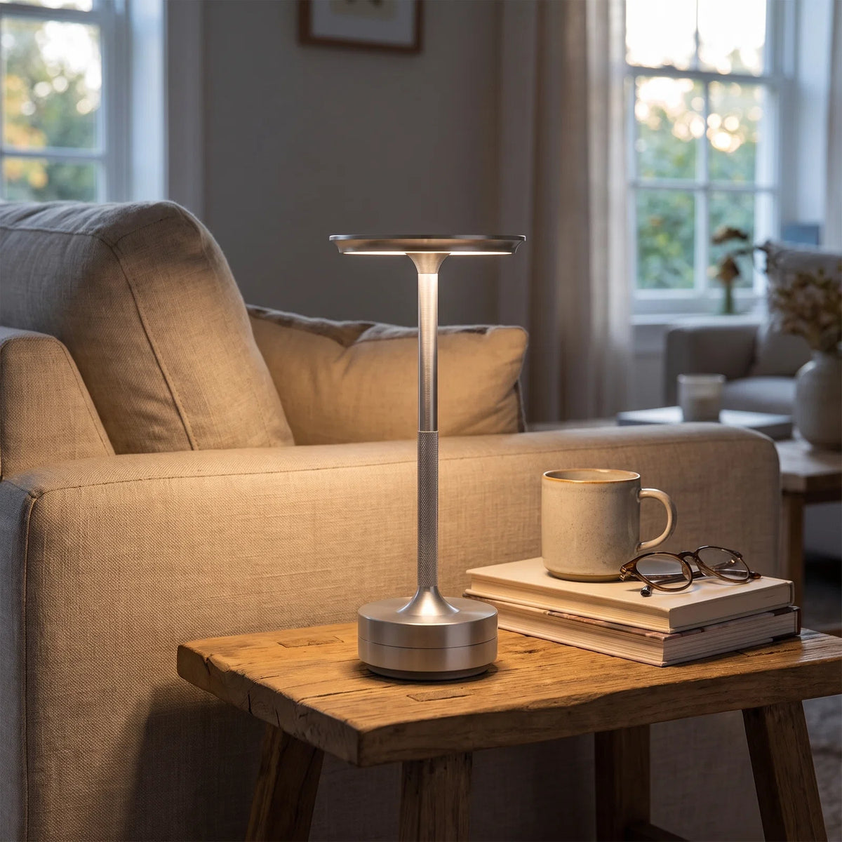 Rechargeable Touch Desk Lamp | Dimmable LED Table Light