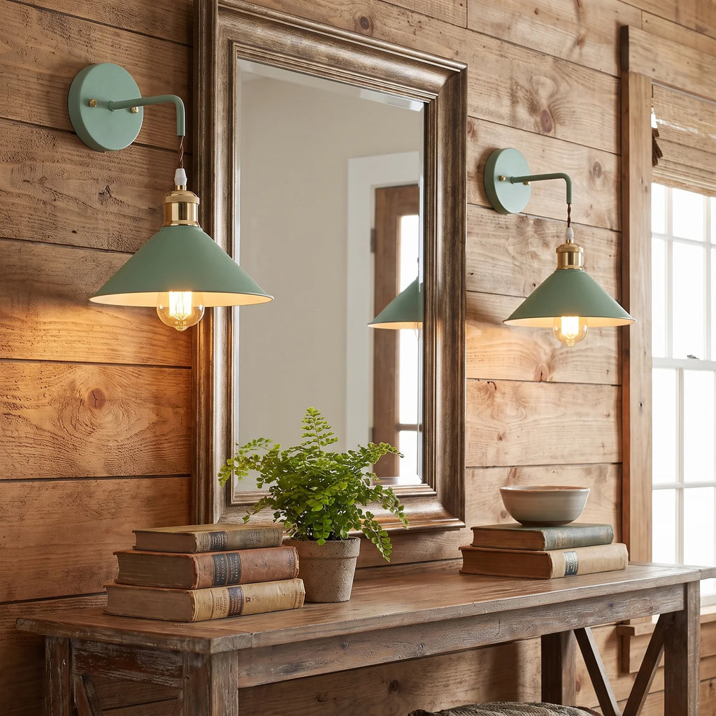 Modern Metal Wall Sconce | Industrial Oil-Rubbed Wall Light Fixture
