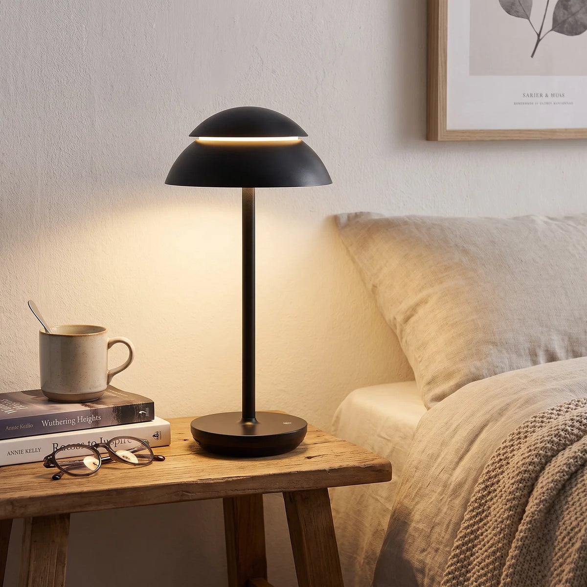 PowerLuxe Rechargeable Table Lamp | Modern Wireless Lighting