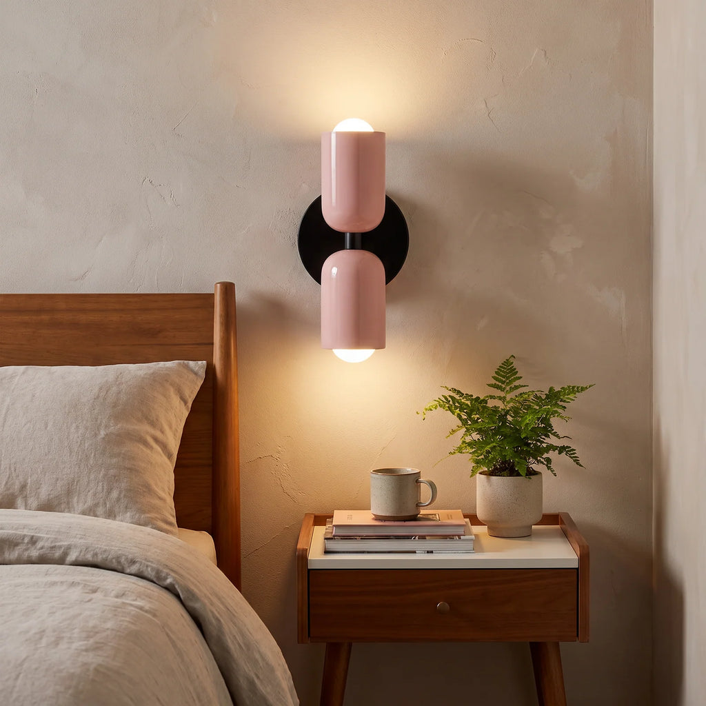 Colorful Bedside Wall Lamp | Nordic Macaron Wall Light