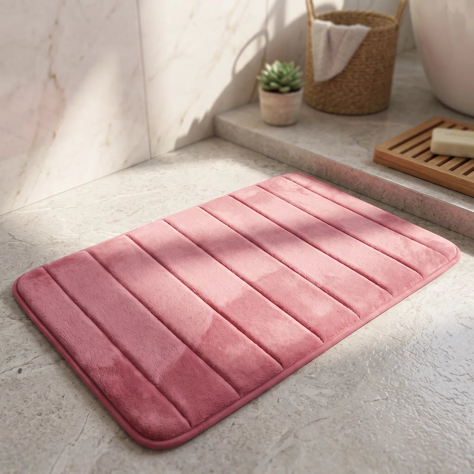 UltraSoft Absorbent Bath Mat | Anti-Slip & Fast-Dry Design
