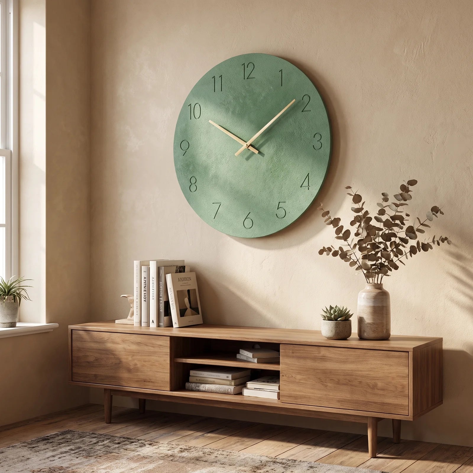 Nork Minimalist Wall Clock | Contemporary Wood Design