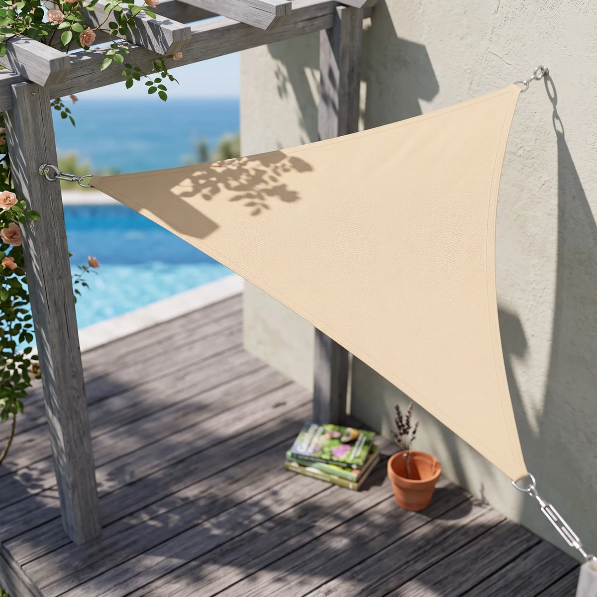 TriBlocker Shade Sail | Waterproof UV-Protect Triangle Design